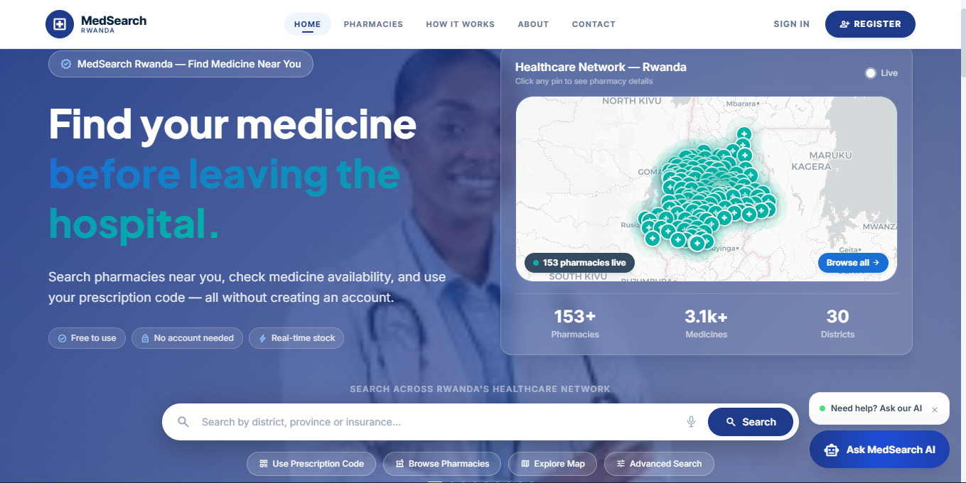 MedSearch Rwanda